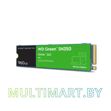 SSD диск WD Green SN350 960GB (WDS960G2G0C)